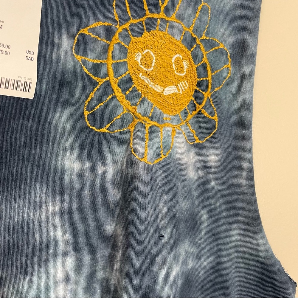 NWT Urban Outfitters Sunshine Tie Dye Muscle Tank - Picture 6 of 9